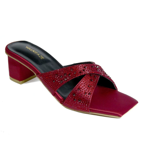 Women Formal Block Heel - 75095S - Block Heel - Walkeaze